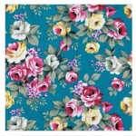 Bouquets On Teal