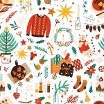 Christmas Time Christmas Gatherings Digital Print