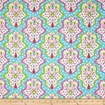 Floriography Damask Blue