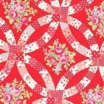 Flower Sugar Fall 2014 Patchwork Red