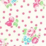 Flower Sugar Fall 2014 White With Pink Polka Dot Cherry