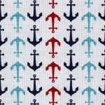 Holiday Banners Anchors White