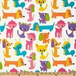 Kids Plush Puppies Girl Pink