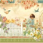 Secret Garden Repeating Stripe Muti