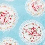 Shabby Chic Rose Blue