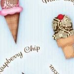 Whats The Scoop Blue Tossed Cones On Blue Stripe
