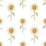 Field Of Sunflowers Digital Print **END OF BOLT**