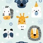 Zoo Faces Digital Print