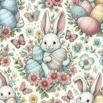Pre-Order Bunnies in the Garden Pastel