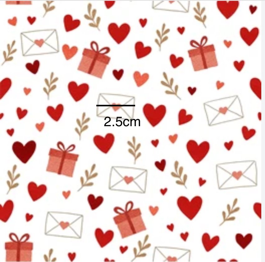 Love Letters Measurments