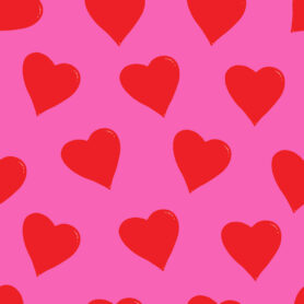 Pre-Order - Big Hearts Pink And Red