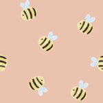 Pre-Order Watercolour Bees Dusty Pink