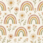 Pre - Order Boho Rainbows And Flowers