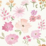 Pre - Order Mixed Watercolour Wildflowers On Soft White