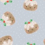 Pre-Order Christmas Puddings Blue Big
