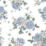 Pre-Order Dreamwater Rose - Vintage Blue Floral