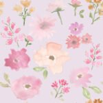 Pre-Order Mixed Watercolour Wildflowers On Lavender