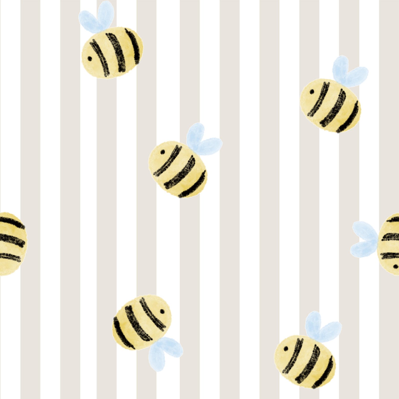 Original_Bees Oat Stripe_FayeBDoodles