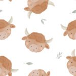 Pre-Order Watercolor Highland Cows