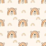 Pre-Order Watercolour Rainbow Bear Beige