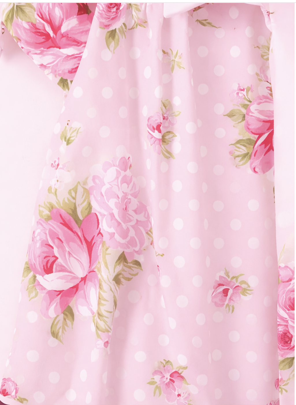 ShabbyChicCottageRosesInPinkFabric - Dress