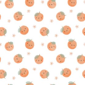 Pre-Order Watercolour Oranges Cream