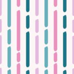 Pre-Order Smudgy Stripe Teal And Pink