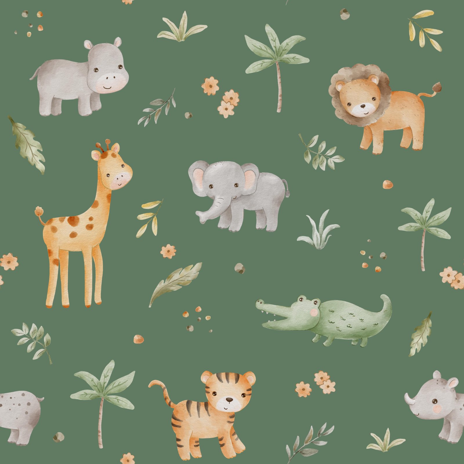 185-SafariAnimalsGreen-25x25cm.jpg