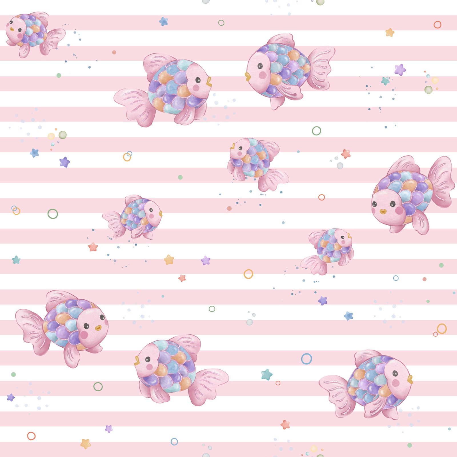 357-GirlSparklingFish-BlushStripes-30x30cm.jpg