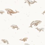 Pre-Order Humpback Whales in Off White