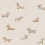 Pre-Order Dachshund Multi In Ecru