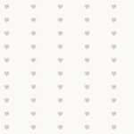Pre-Order Heart Stripes Beige Hearts In Off White