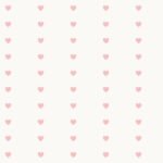 Pre-Order Heart Stripes Blush Hearts In Off White