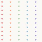 Pre-Order Heart Stripes Rainbow In Off White
