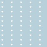 Pre-Order Heart Stripes In Baby Blue