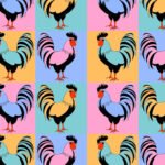 Pre-Order Andy Warhol inspired Rooster