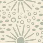 Pre-Order Beachy Boho Retro Summer Blender Small Scale Cream And Sage