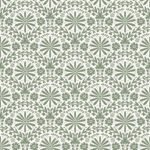 Pre-Order Country Floral Scallop Dark Green