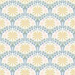 Pre-Order Country Floral Scallop Green And Yellow