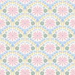 Pre-Order Country Floral Scallop Yellow And Pink