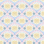 Pre-Order Country Floral Scallop Pink And Yellow