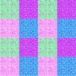 Pre-Order Square Pattern With Pink Dots.