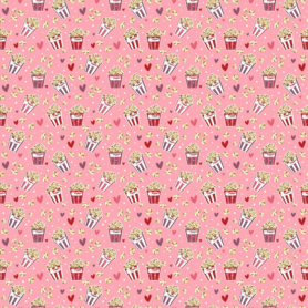 Pre-Order Pink Popcorn Heart