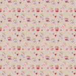 Pre-Order Taupe Popcorn Heart