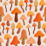 Pre-Order Retro Mushrooms In Orange And Yellow