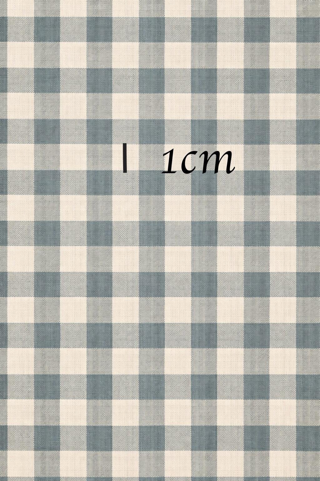 Muted duck egg blue gingham pattern