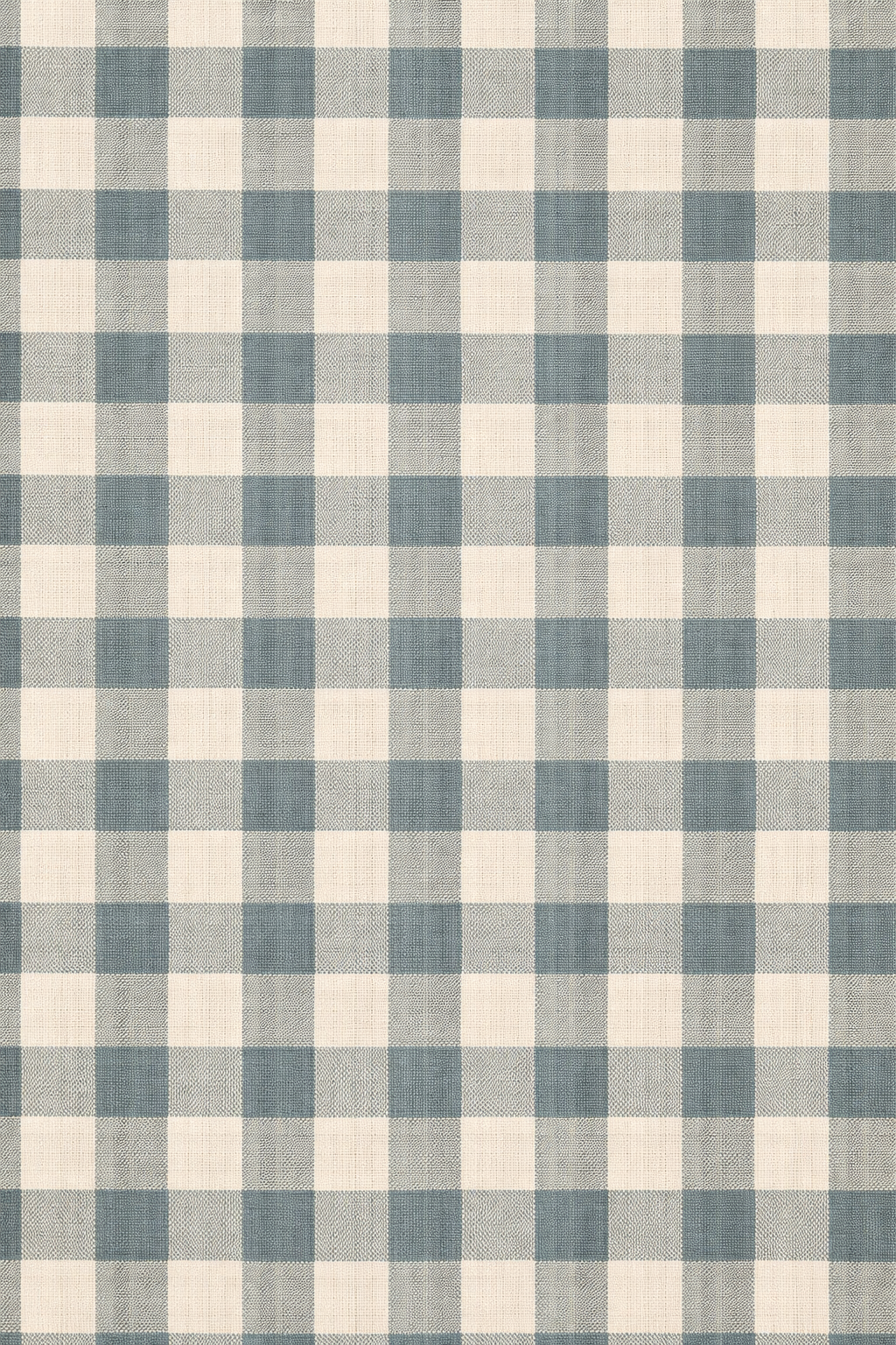 Muted duck egg blue gingham