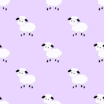 Pre-Order Peaceful Sheep - Light Purple