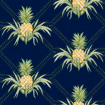 Pre-Order Pineapple Trellis Indigo