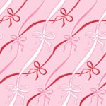 Pre-Order Valentines Theme Pink Ribbons Preppy Bows